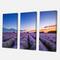 Designart - Sunrise & Dramatic Clouds Over Lavender Field I - Farmhouse Canvas Wall Art Print